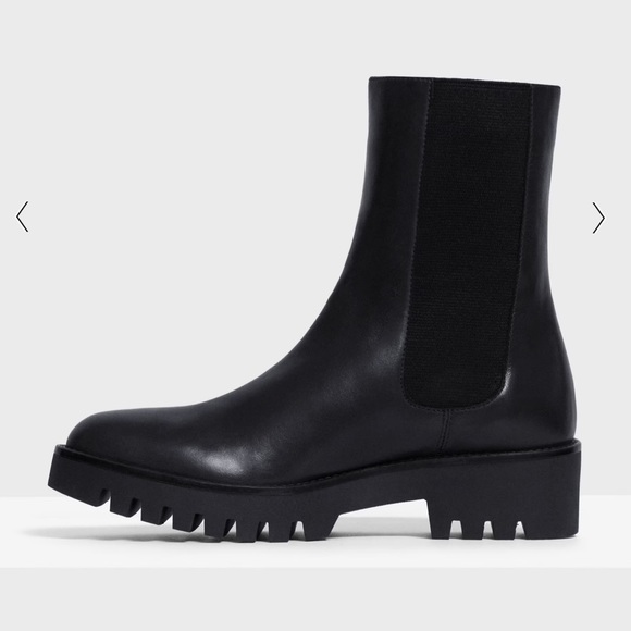 THEORY***CHELSEA BOOTIE In Black Leather**EU 40; US 10 $475 - Picture 3 of 12